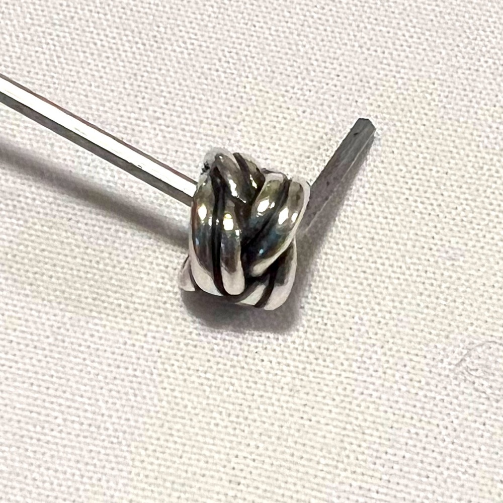Pandora Forget Me Knot Sterling Silver Charm EUC